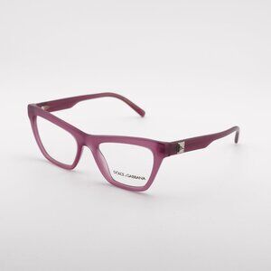 Dolce & Gabbana DG3359 2966 Eyeglasses Cat Eye Opal Raspberry 53mm Frame
